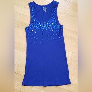 Old Navy Women’s Sequins Tank Top, Size Medium